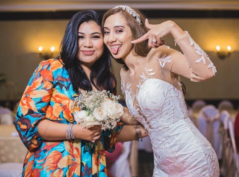 bride wearing eco-friendly wedding dress