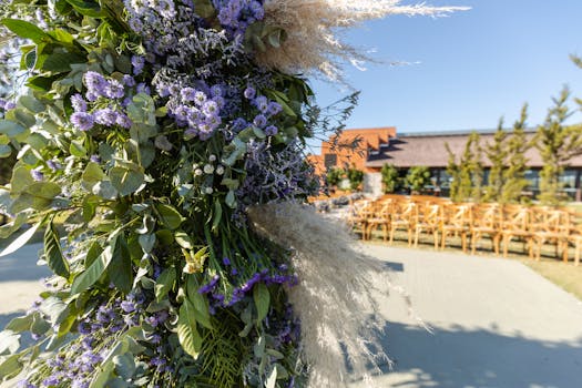 colorful wedding expo with eco-friendly vendors